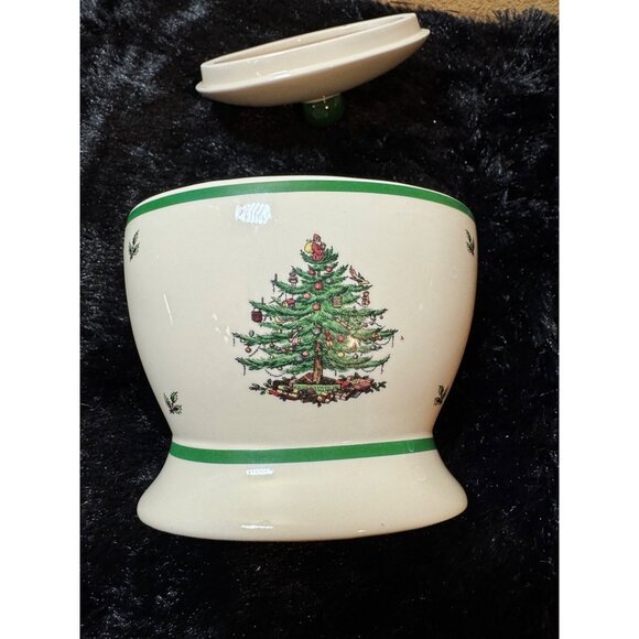 Spode Christmas Tree Sugar Bowl With Lid - Picture 3 of 7